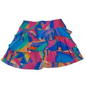 dona jo Ladies sz Small (1) Tennis Golf Pickleball ruffle skort stretch pull on